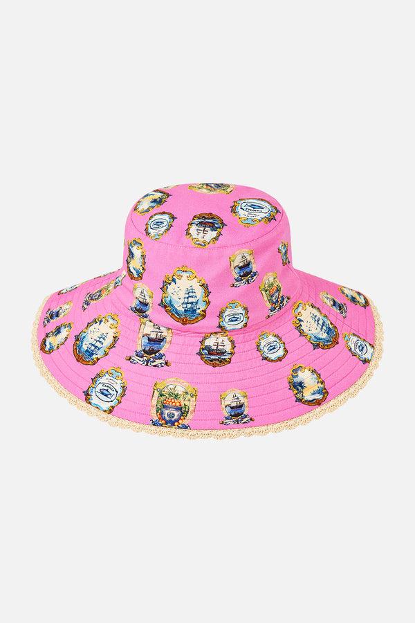 camilla wide brim bucket hat