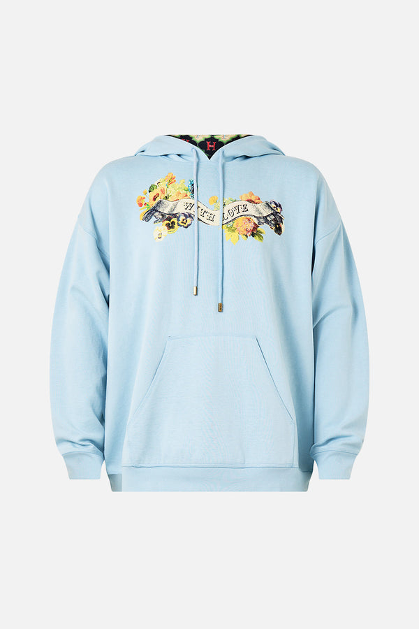 Camilla Relaxed Fit Oversized Hoodie W Kanga Pocket