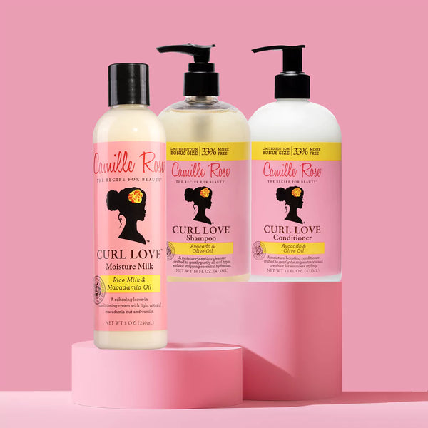 camille rose Ultimate Curl Love Wash N Go Bundle