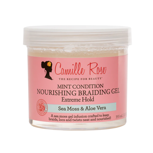 camille rose Mint Condition Nourishing Braiding Gel “Extreme Hold”