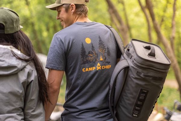 Camp Chef Blue Campsite T-Shirt