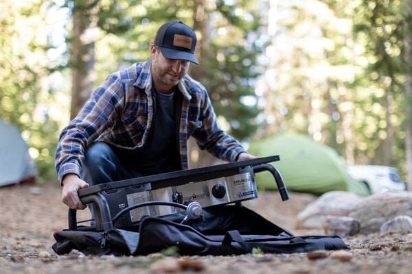 Camp Chef Leather Patch Trucker Hat