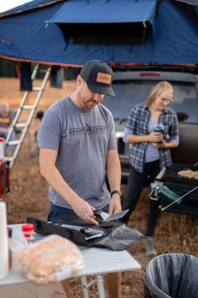 Camp Chef Leather Patch Trucker Hat