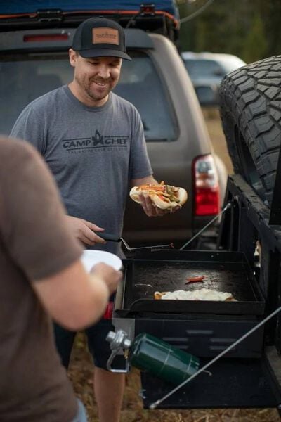 Camp Chef Leather Patch Trucker Hat