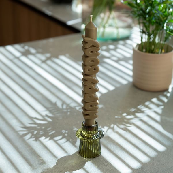 Candlehand 3D Taper Candles Happy Birthday Taper Candle