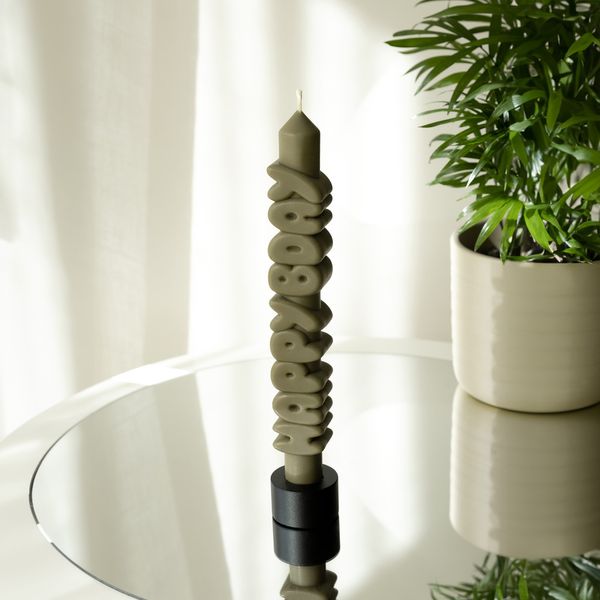 Candlehand 3D Taper Candles Happy Birthday Taper Candle