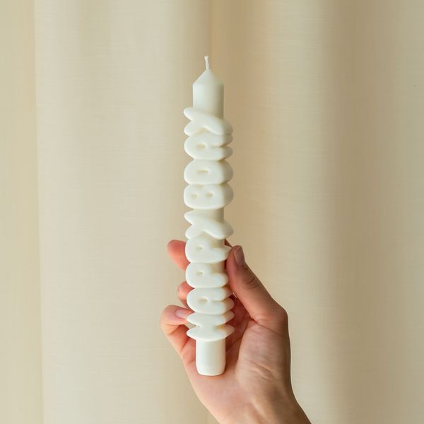 Candlehand 3D Taper Candles Happy Birthday Taper Candle