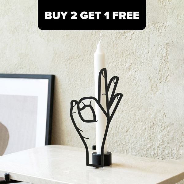 Candlehand Candle Holders Buy 2 Get 1 Free Candle Holders
