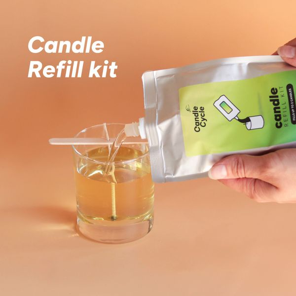 Candlehand Candle Making Kit CandleCycle Candle Refill Kit