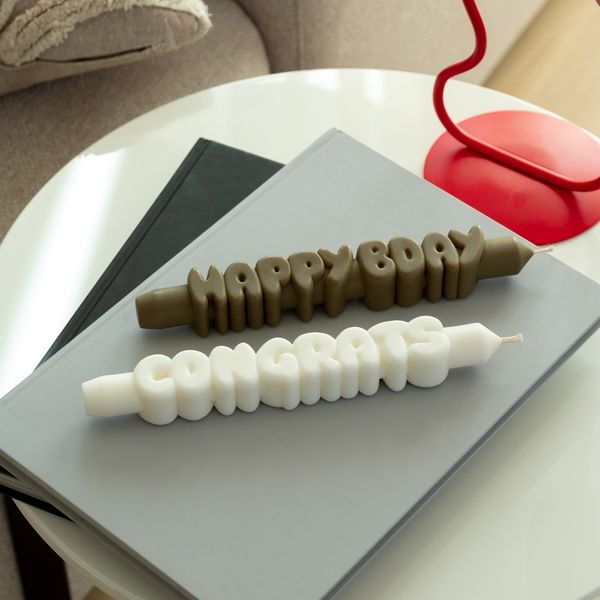 Candlehand 3D Taper Candles BIRTHDAY SET 1