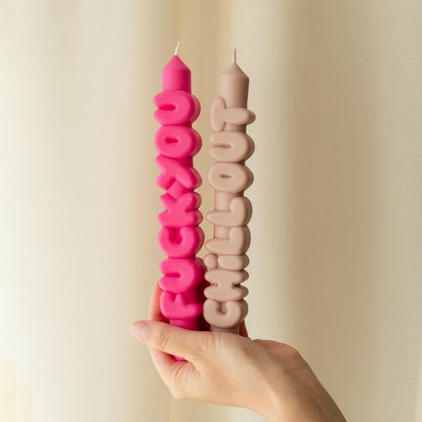 Candlehand 3D Taper Candles BOLD SET 1