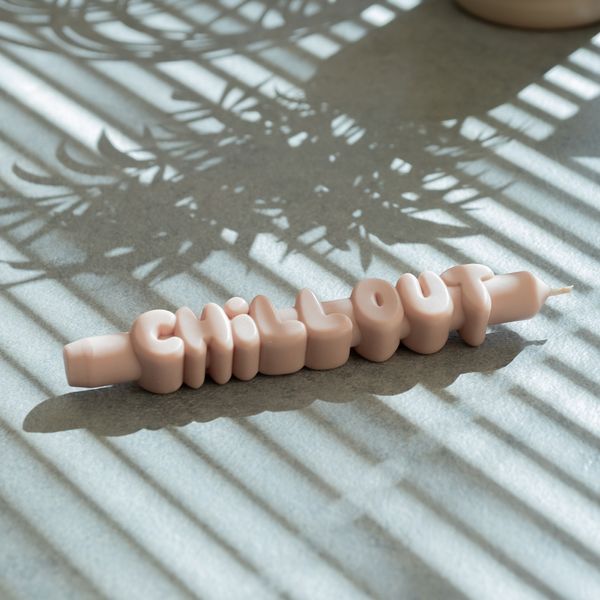Candlehand 3D Taper Candles Chill Out Taper Candle