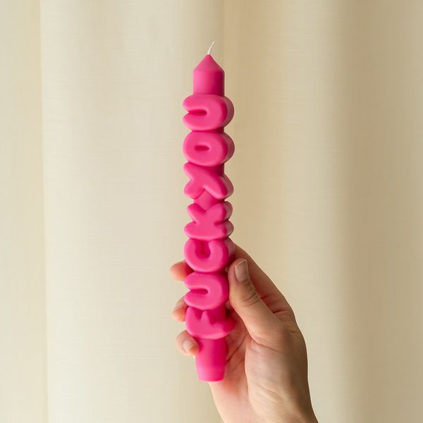 candlehand 3D Taper Candles F*ck You Taper Candle