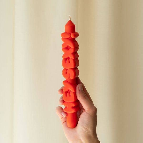 Candlehand 3D Taper Candles Hey Sexy Taper Candle