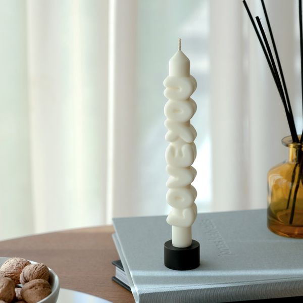Candlehand 3D Taper Candles Love You Taper Candle