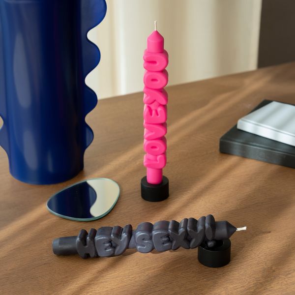 Candlehand 3D Taper Candles LOVING SET 1