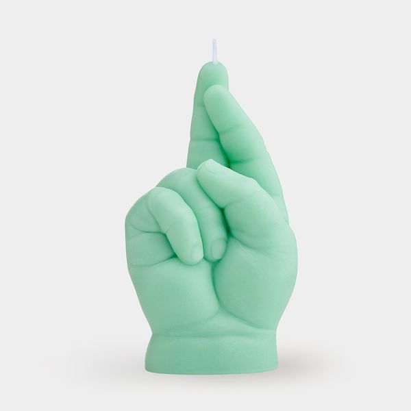 candlehand Baby hand candle Baby Crossed Fingers