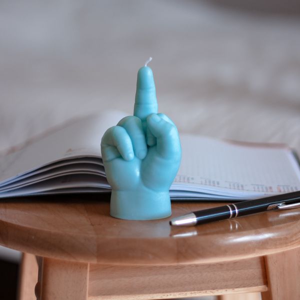 candlehand Baby hand candle Baby F*ck You
