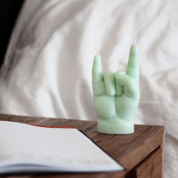 candlehand Baby hand candle Baby You Rock