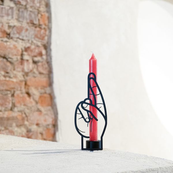 Candlehand Candle Holders Holder – Crossed Fingers
