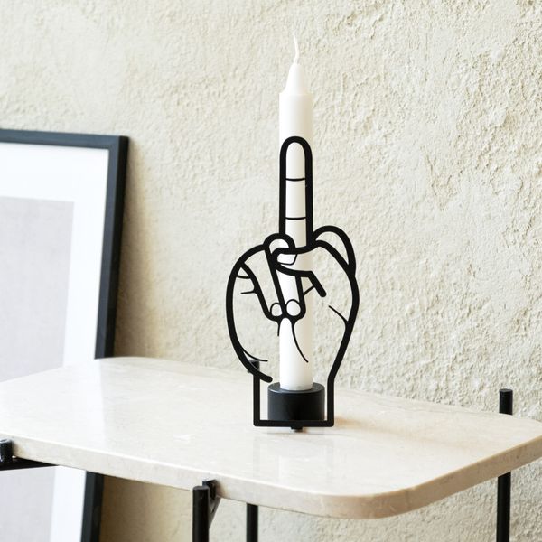 Candlehand Candle Holders Holder – F*ck You
