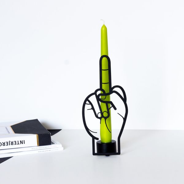 Candlehand Candle Holders Holder – F*ck You