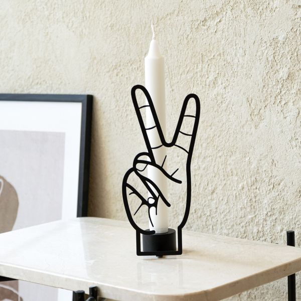 Candlehand Candle Holders Holder – Peace