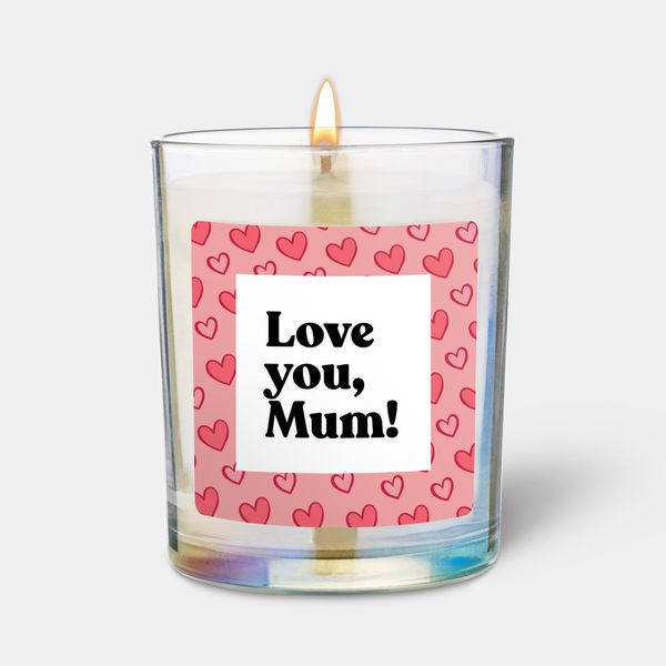 candlehand Funny quote candle Love you Mum