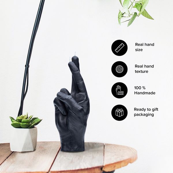 Candlehand Hand Gesture Candles Crossed Fingers