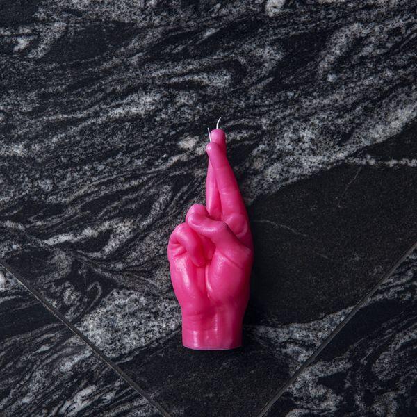 Candlehand Hand Gesture Candles Crossed Fingers
