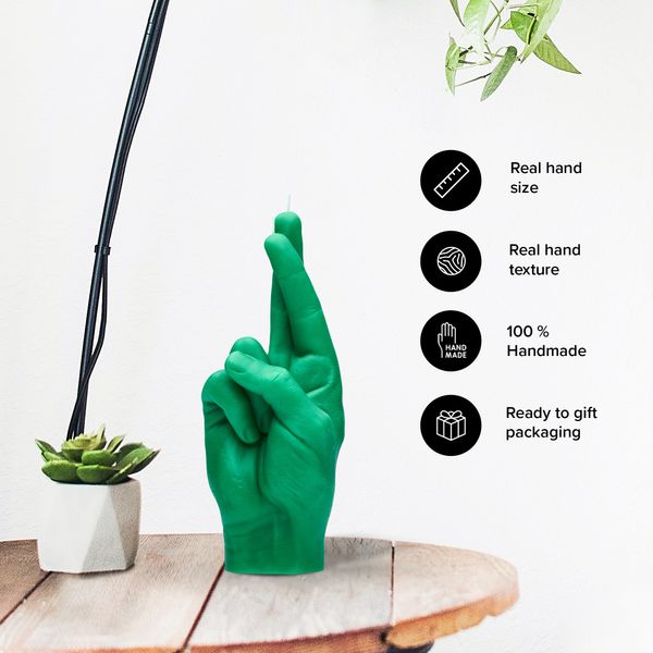 Candlehand Hand Gesture Candles Crossed Fingers