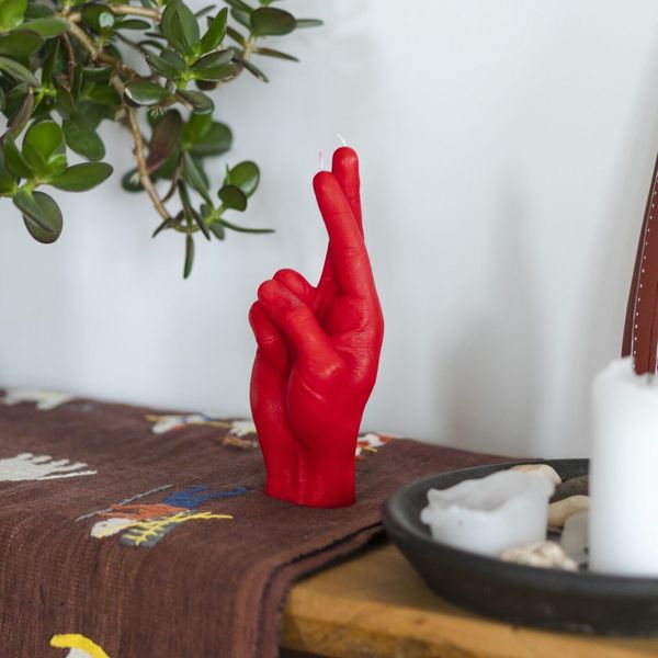 candlehand Hand Gesture candles Crossed Fingers
