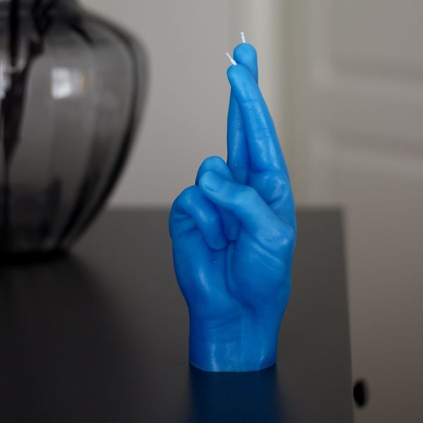 Candlehand Hand Gesture Candles Crossed Fingers