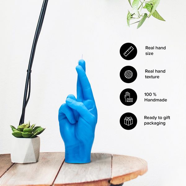 Candlehand Hand Gesture Candles Crossed Fingers