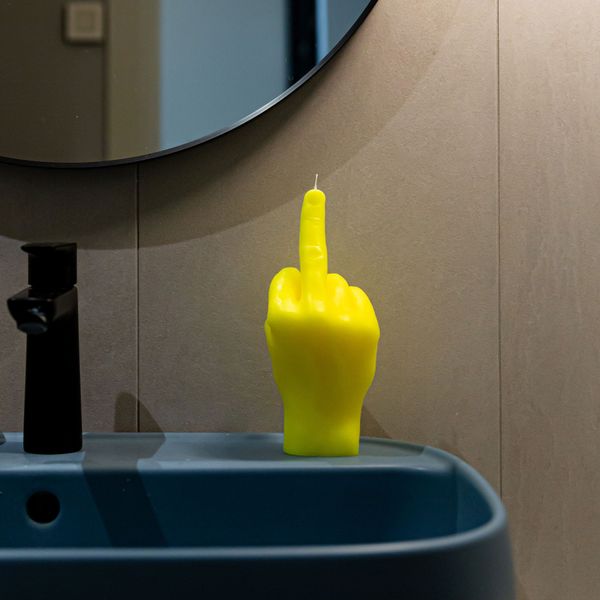 Candlehand Hand Gesture Candles Neon F*ck You