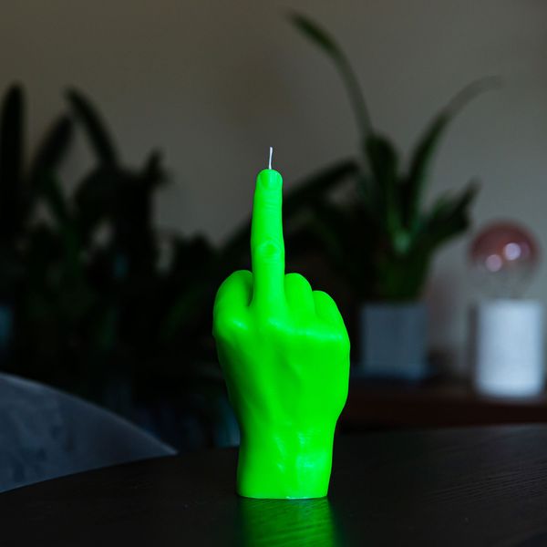 candlehand Hand Gesture candles Neon F*ck You