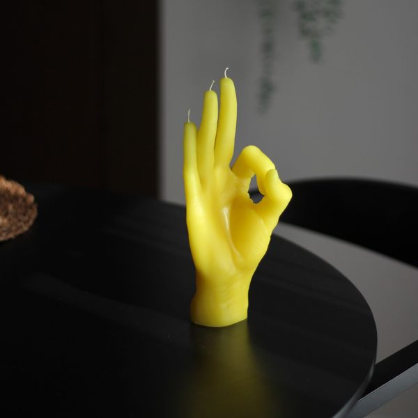 Candlehand Hand Gesture Candles Ok