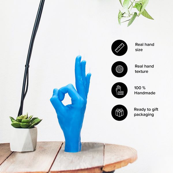 Candlehand Hand Gesture Candles Ok