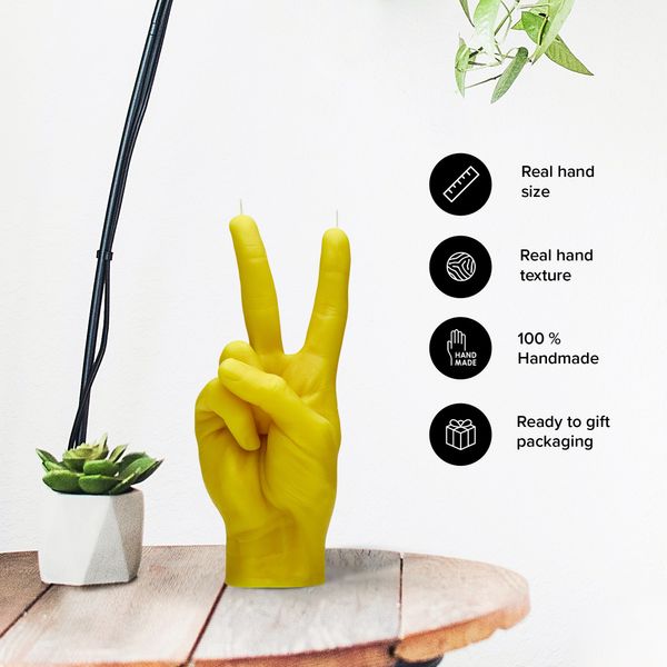 Candlehand Hand Gesture Candles Peace