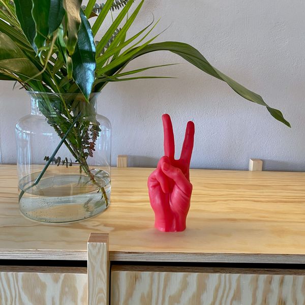Candlehand Hand Gesture Candles Peace