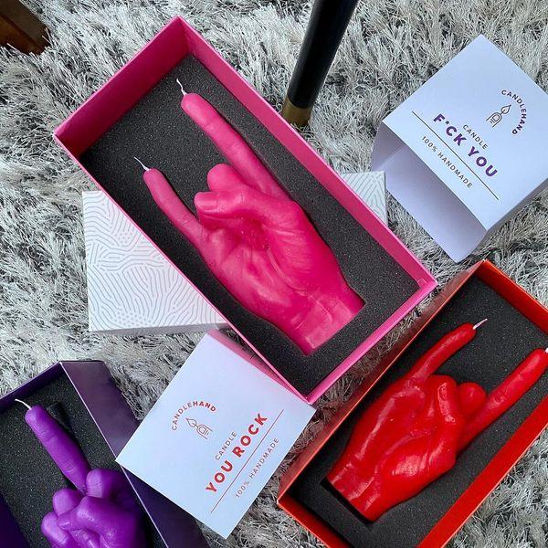 Candlehand Hand Gesture Candles You Rock