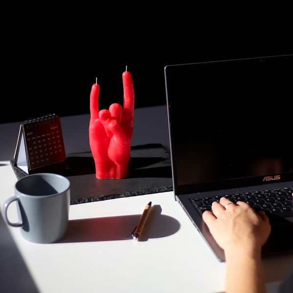 Candlehand Hand Gesture Candles You Rock