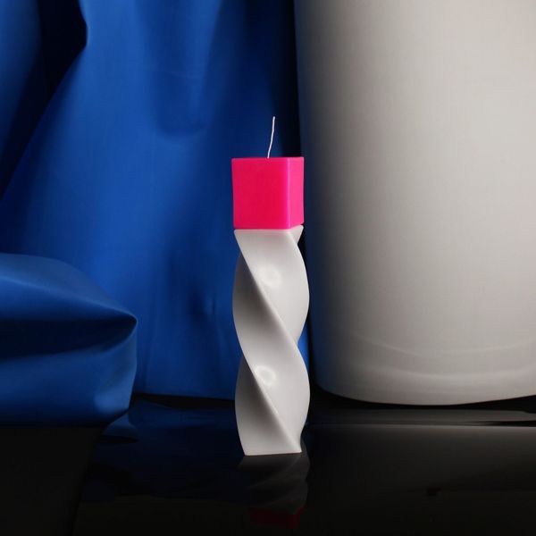 Candlehand OOGNIS - Spins Cube Grey – Pink