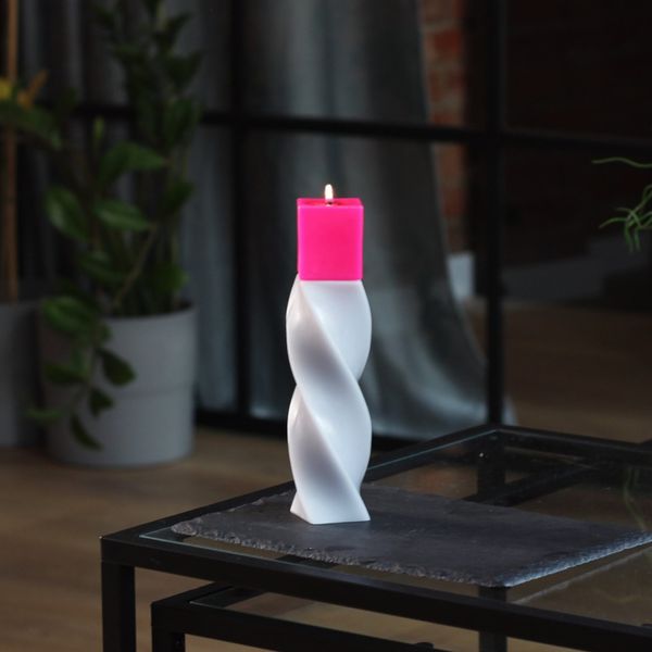 candlehand OOGNIS - Spins Cube Grey – Pink