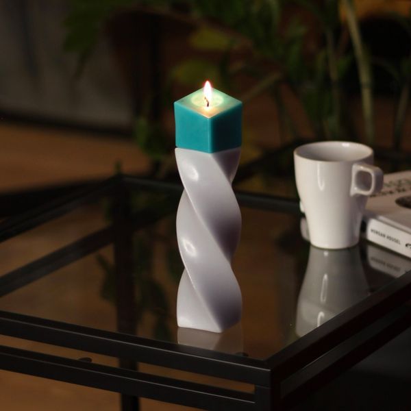 Candlehand OOGNIS - Spins Tilt Grey- Turquoise