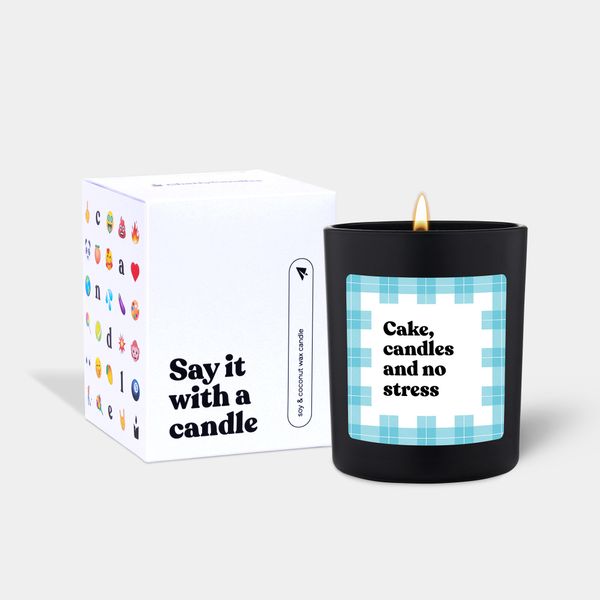 Candlehand Funny Quote Candle Cake Candles And No Stress