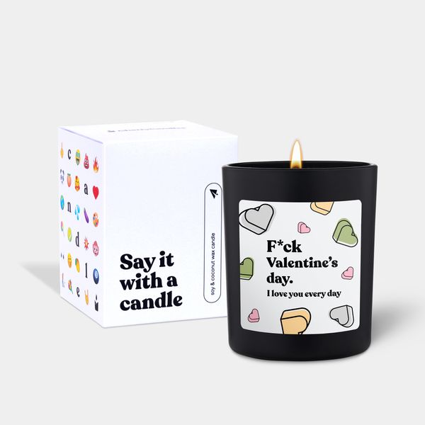Candlehand Funny Quote Candle F*ck Valentine’s Day I Love You Every Day