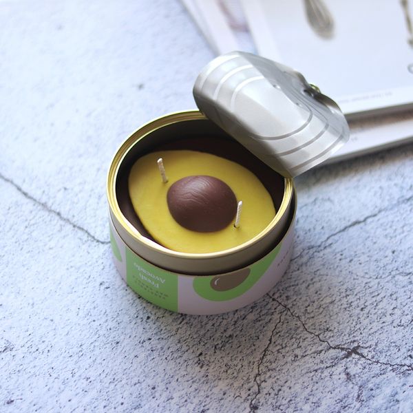 Candlehand Gourmet Food Candles - CandleCan Fresh Avocado