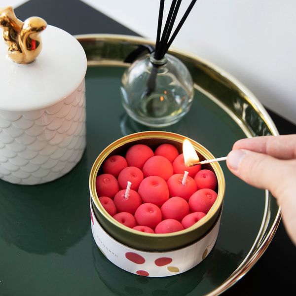 Candlehand Gourmet Food Candles - CandleCan Fruity Cherry