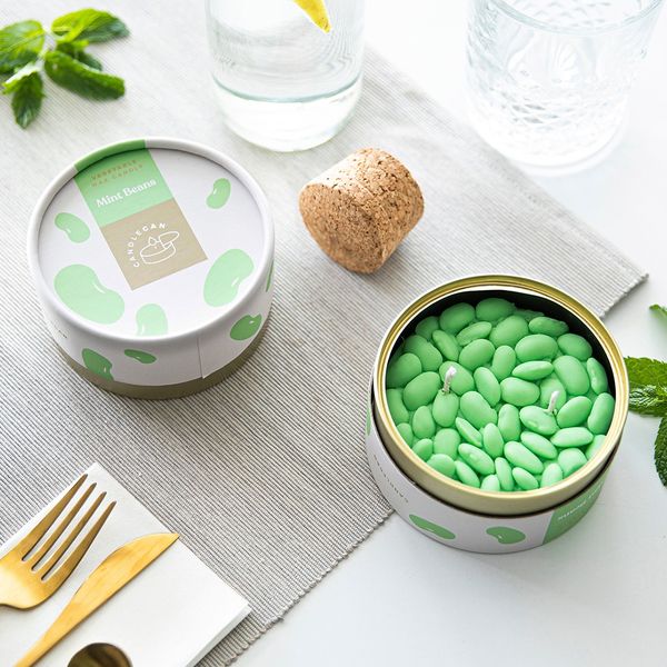 Candlehand Gourmet Food Candles - CandleCan Mint Beans